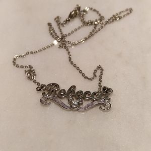 Disney "Rebecca" necklace in silver metal